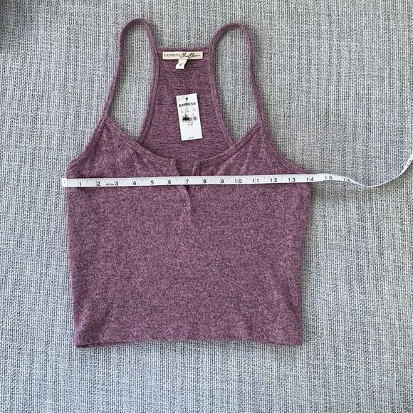 Express 90’s Crop Split Top Tank Top - Picture 3 of 7